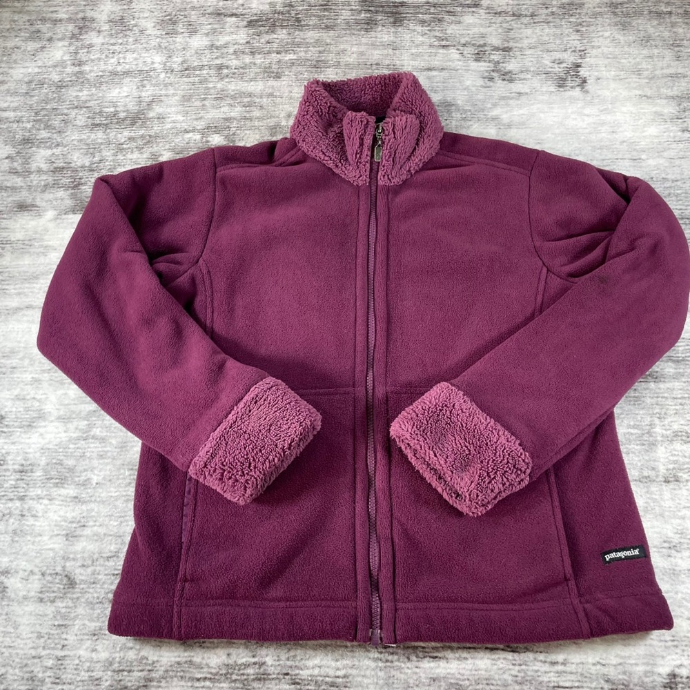 Patagonia Synchilla Full Zip Fleece Jacket Purple 27282FA Women Medium